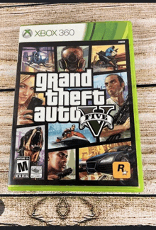 a xbox 360 grand theft auto 5 video game