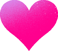 a pink and purple heart with white dots on the bottom