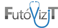 a logo for futovizit with a stethoscope in the center