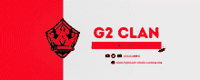 g2 clan on recrute is written on a white background