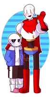 a drawing of papyrus and sans with tiny ka written in the bottom right corner