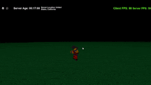 a screenshot of a video game that says server age at the top of the screen