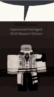 rikkalove1 experienced field agent aegis research division is shown