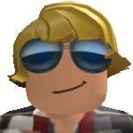 a cartoon character wearing sunglasses and a plaid shirt is making a funny face .