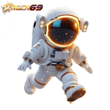 a picture of an astronaut with agen69 written on the bottom