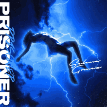 a prisoner album cover with a lightning strike