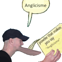 a man holding a book that says " powder that makes "