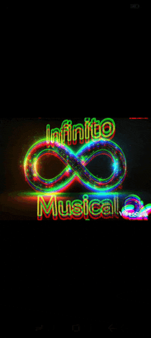 a colorful infinity symbol with the words infinite musical written below it