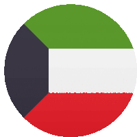 a red white and green circle with a black border