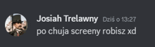 a picture of a man in a top hat with the words josiah trelawny po chuja screeny robisz xd below him