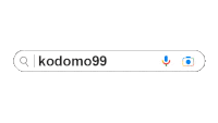 a google search bar shows the name kodomo99