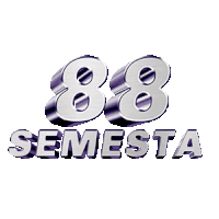 a logo for 88 semesta with the number 88 on top