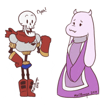 a drawing of a skeleton and a rabbit with the year 2019 on the bottom right