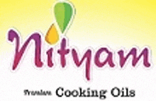 a logo for nittyam premium cooking oils .