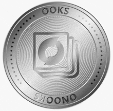 a silver coin that says ' looks ' on it