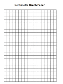 a piece of graph paper with the words centimeter graph paper written on it