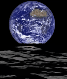 a picture of the earth taken from space