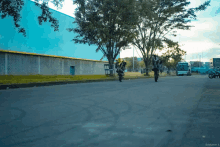 a photo of two people on motorcycles taken by eddymer