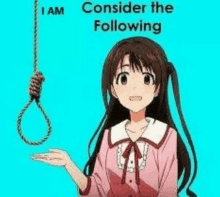 a girl in a pink dress is holding a noose .