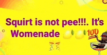 squirt is not pee !!! it 's womenade