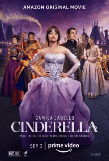 an amazon original movie poster for cinderella