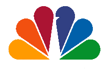 a colorful logo for nbc shows a bird in the middle