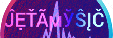 a purple and blue logo that says jetamysic