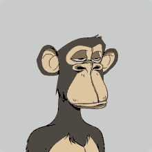 a cartoon drawing of a monkey with a sad look on his face