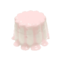 a pink and white cake with pink frosting dripping down it