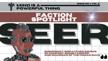 a poster that says mind is a powerful thing faction spotlight