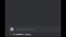 a screenshot of a discord conversation between c. lunder and someone else