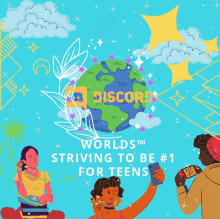 a poster that says ' worlds striving to be # 1 for teens '