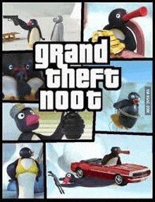 grand theft noot is a video game based on a cartoon penguin .