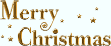 the word merry christmas is written in gold letters