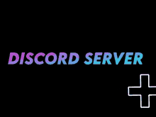 the word discord is displayed on a black screen