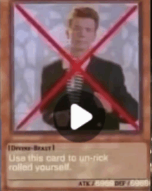 a card that says use this card to unlock rolled yourself on it