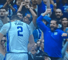 a basketball player wearing a jersey with the number 2 on it