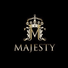 it is a logo for a company called majesty .