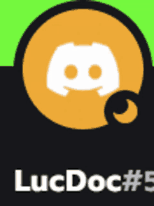 a picture of a discord logo with lucdoc # 5 written below it