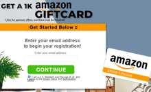 a screenshot of an amazon gift card advertisement