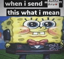 when i send this what i mean spongebob squarepants