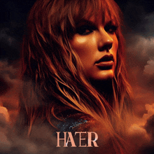 a poster of taylor swift 's haer album