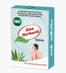 aloe herbocid tablets are an ayurvedic herbal product from 100 % organic , indian ayurvedic dept .