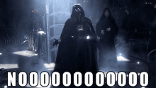 darth vader and emperor palpatine are standing in a dark room with a caption that says n000000000000