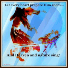 a poster that says " let every heart prepare him room "