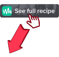 a hand pointing at a see full recipe button