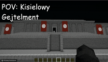 a screenshot of a video game with the words pov kisielowy gejtelment