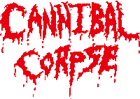 a logo for the band cannibal corpse is shown