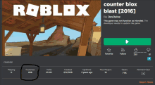 a screenshot of a game called counter blox blast [ 2016 ]