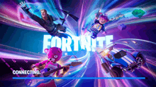 a loading screen for fortnite shows a teddy bear holding a guitar